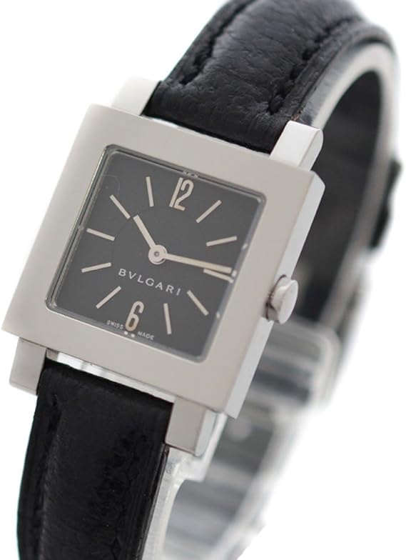 Amazon Bvlgari ブルガリ クアドラート レディース腕時計 クォーツ シルバー ブラック文字盤 革ベルト Sq22sl 中古 並行輸入品 腕時計 腕時計 通販 Amazon Bvlgari ブルガリ クアドラート レディース腕時計 クォーツ シルバー ブラック文字盤 革ベルト Sq22sl 中古 並行輸入品 腕時計 腕時計 通販