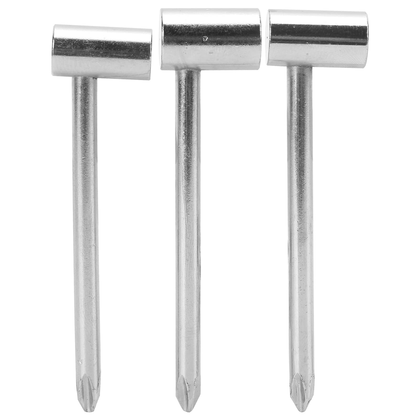 Guitar Neck Adjustment Spanner, Pipe Shape Design Guitar Rod Wrench 3 Pcs Guitar Truss Rod Wrench For Taylor Guitars Electric Guitar Diy Parts(7/8/6.35Mm)(silver 6.35/7/8MM)