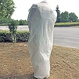Agfabric Plant Cover Warm Worth Frost Blanket - 0.95 oz H96''xW84'' Shrub Jacket, Rectangle Plant Cover for Season Extension&Frost Protection