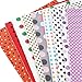 David Angie Dots Printed Synthetic Leather Canvas Back 9 Sheets 8