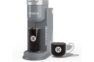 Keurig K-Iced Coffee Maker, Single Serve K-Cup Pod Iced Coffee Maker, With Hot and Cold Coffee Capabilities, Brews Any K-Cup Pod, Gray