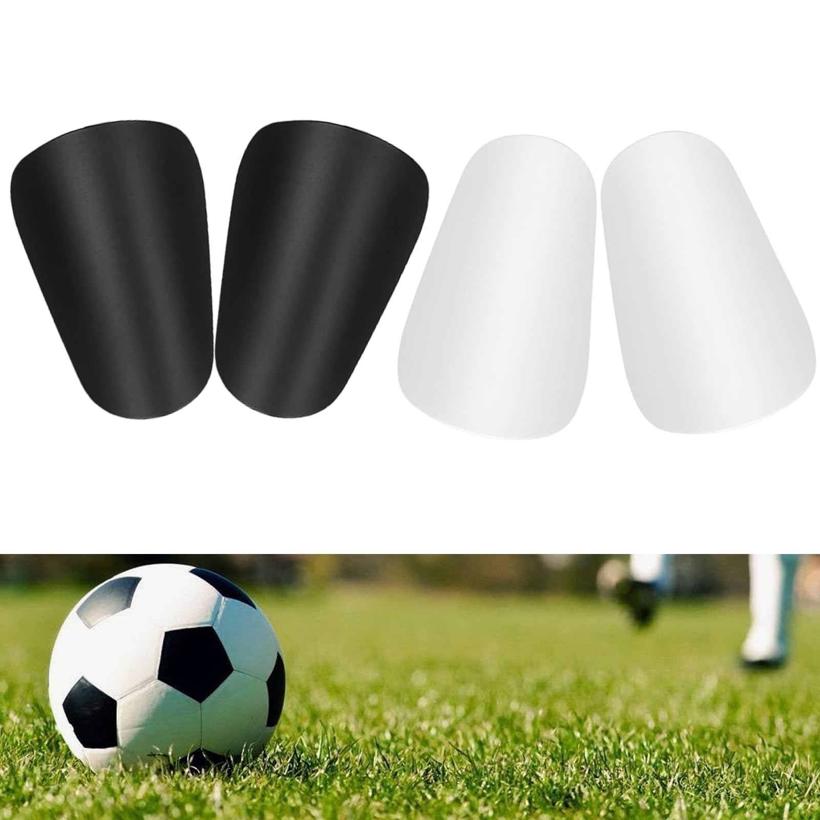 LIANRISES 2 Pairs Mini Shin Pads Football Shin Guards Professional Low Leg Pads for Adult and Kid