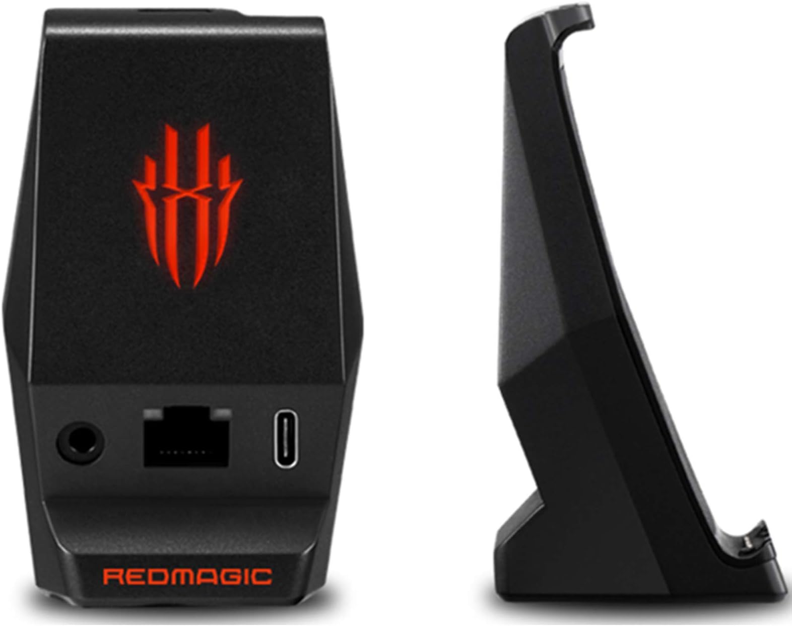 SHEAWA 2 in 1 Mobile Phone Gaming Box Expansion Dock 3.5mm Type-C Phone Holder for Nubia Red Magic 5G Phone