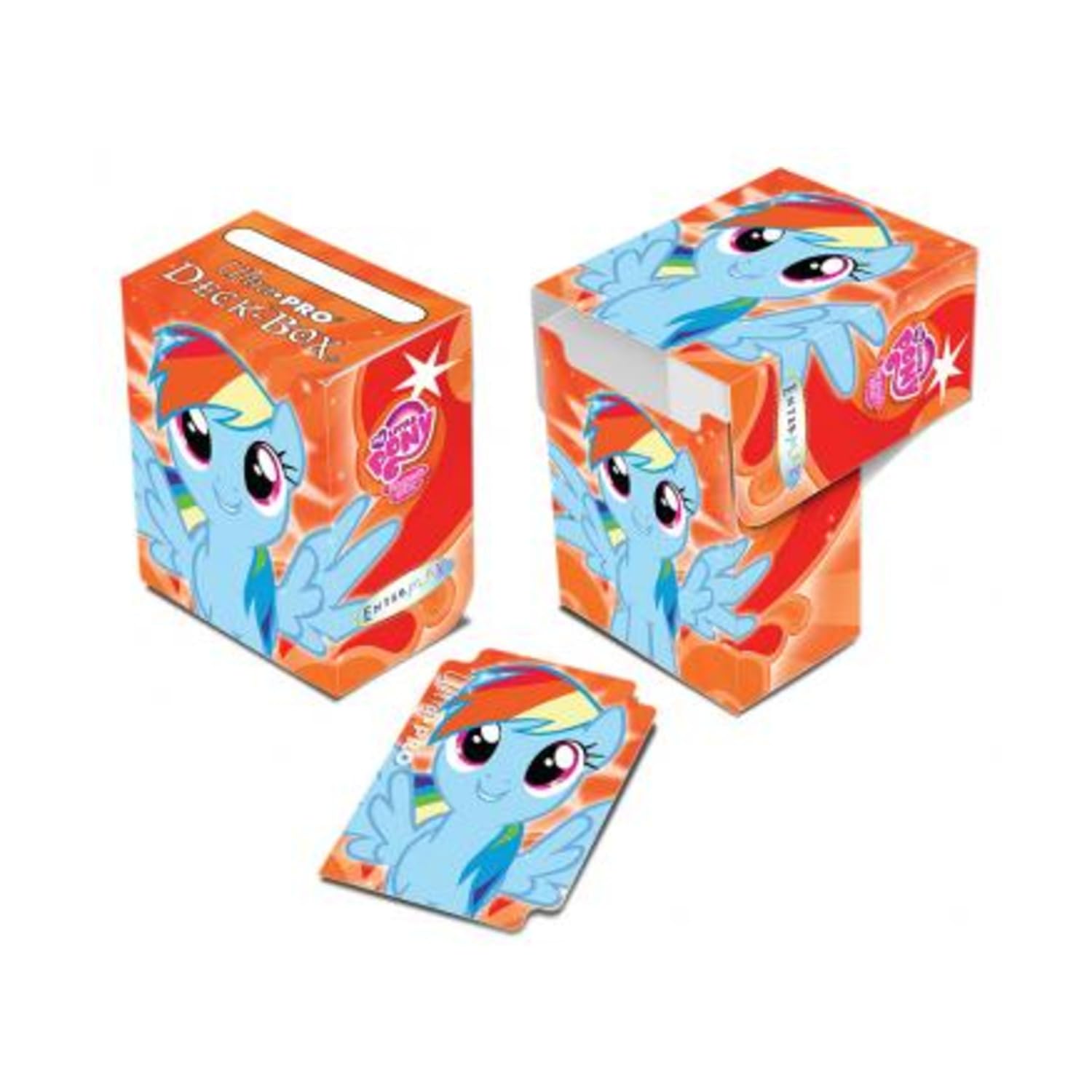 Ultra Pro DECKBOX My Little Pony Full View Rainbow Dash C60 Card Game