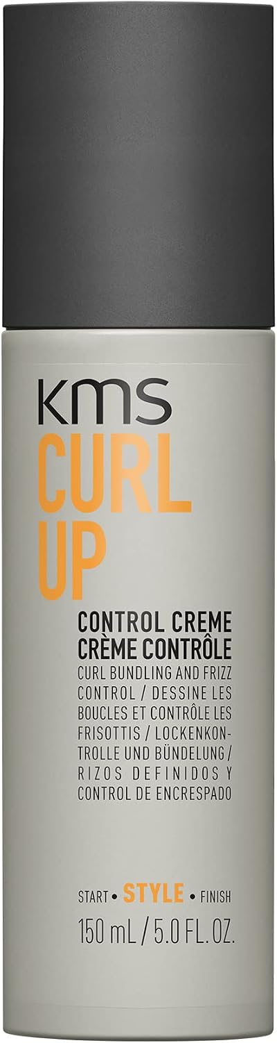 KMS CurlUp Control Cream Curly Hair Define Control Anti-Frizz Vegan PETA 150ml