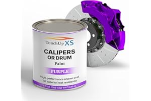 TouchupXS-High Temp Brake Calipers/Drums Enamel Coat 1K Purple-Half Pint