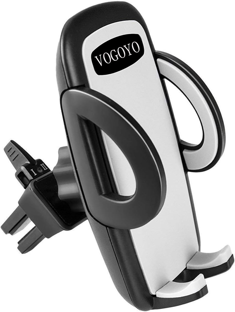 VOGOYO Universal Smartphone Car Air Vent Mount Holder Cradle for iPhone Xs XS Max X 8 8 Plus 7 7 Plus SE 6s 6 Plus 6 5s 5 4s 4 Samsung Galaxy S6 S5 S4 LG Nexus Nokia and More…