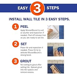 MusselBound® Adhesive Tile Mat with Spacers