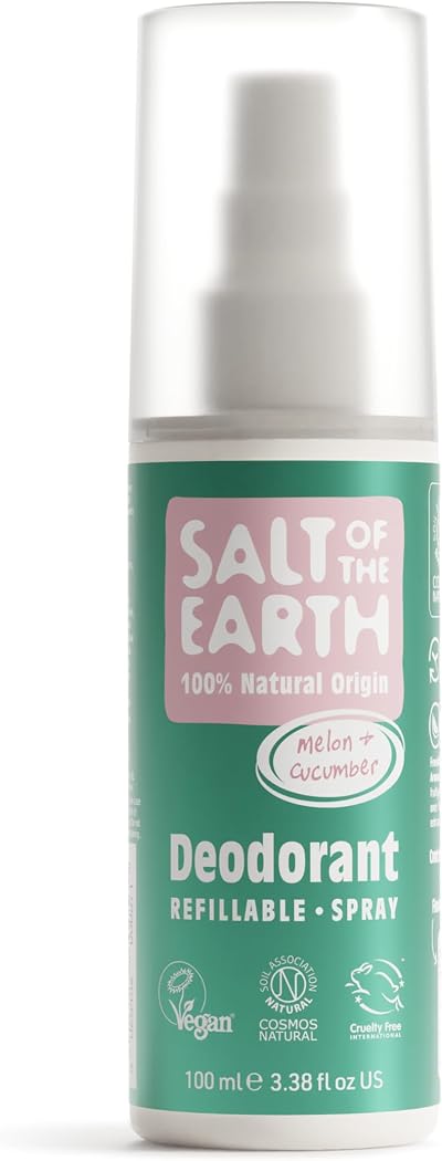 Salt Of the Earth Melon & Cucumber Deodorant Spray 100 ml Vegan UK