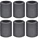 Willbond Sweatbands Wristbands for Football Basketball, Running Athletic Sports, Grey, 6 Piece