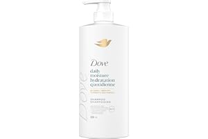 Dove Daily Moisture Shampoo for Dry Hair, with Liquid Bio-Protein Care and Hyaluronic Serum, 828 ML