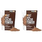 BetterBody Foods Organic Cacao Powder, Rich Chocolate Flavor, Non-GMO, Gluten-Free, Cocoa, 16 ounce, 1 lb bag (Pack of 2)
