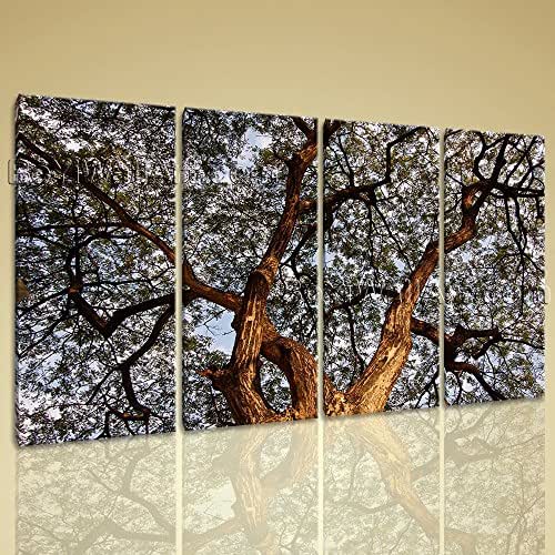 Extra Large Spreading Tree Floral Contemporary Wall Art