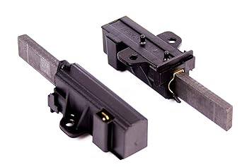 DREHFLEX – 2 Stück Motorkohlen/Kohlebürsten für Sole-Motoren - in verschiedenen Waschmaschinen - inkl. Halterung – passt für 