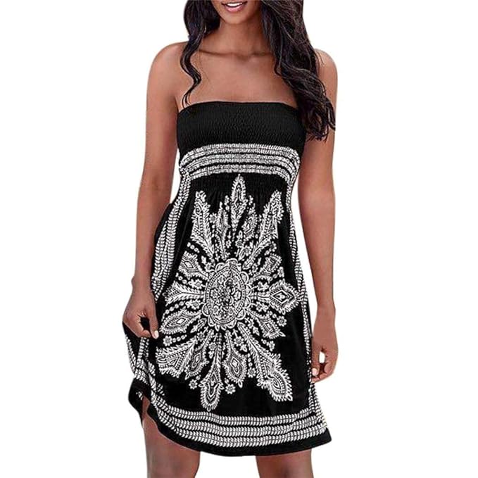 casual strapless dresses