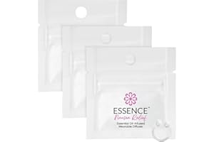 Essence Nasal Diffuser | Essential Oil Ring | Silicone Nose Inhaler (Nausea Relief) - 3 Pack (Ring Only)