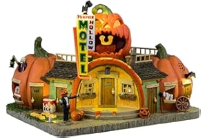 Lemax Pumpkin Hollow Motel, Battery Operated (4.5V) #45206