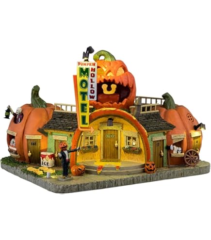 LEMAX モジュラー広場の噴水 Amazon.com: Lemax Spooky Town A-Maze-Ing Pumpkin Patch