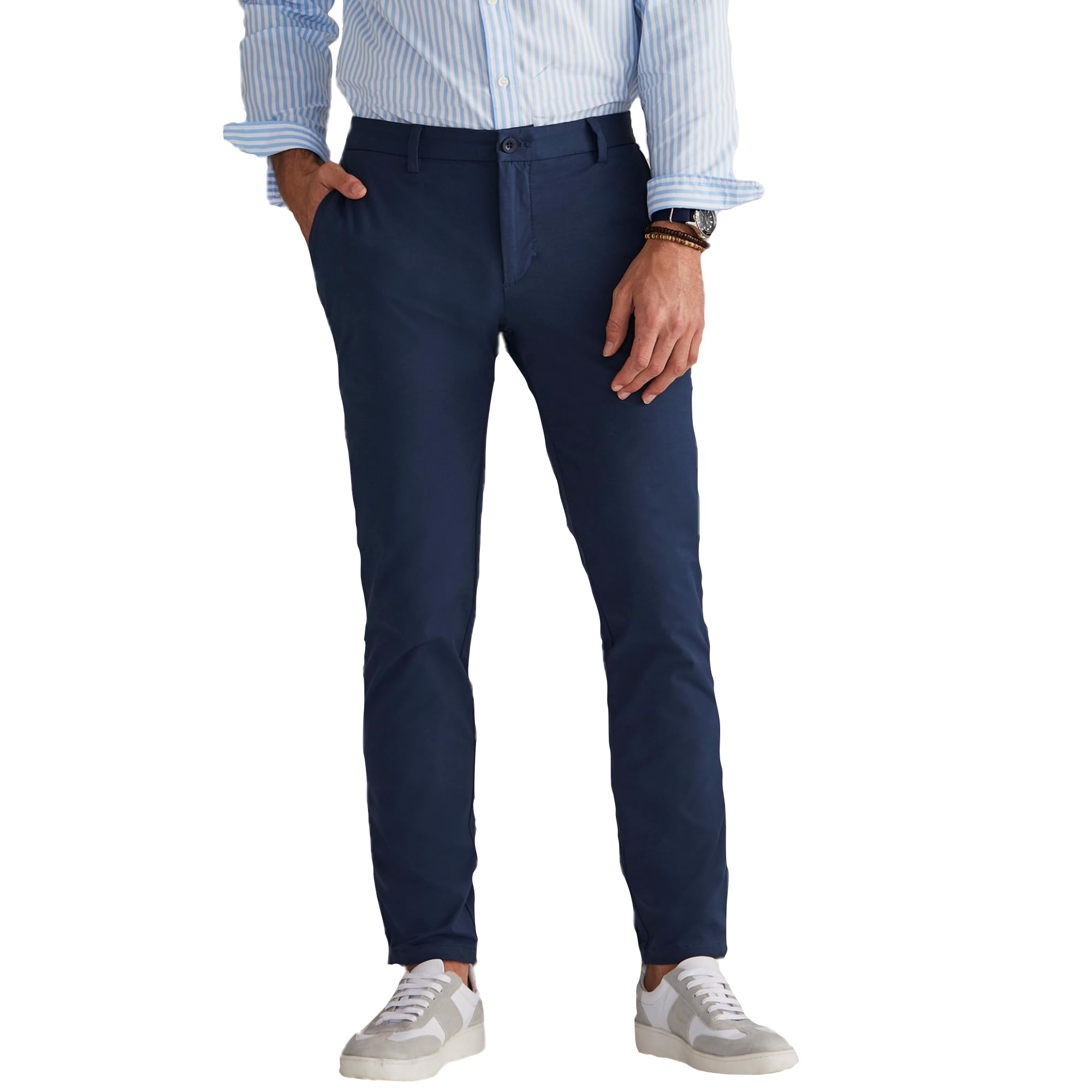 vineyard vines Men’s On-The-Go Pant, Blue Blazer, 30/34
