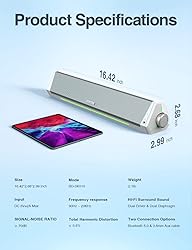 Computer Speakers, Bluetooth Soundbar, HiFi