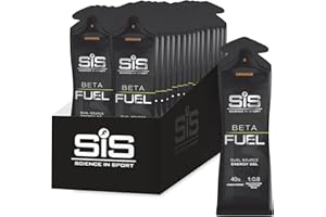 Science in Sport Beta Fuel Gel | Easily Digestible & Quick Carbohydrates, Dual Source Energy Gel | 40g Carbs for Energy | Veg