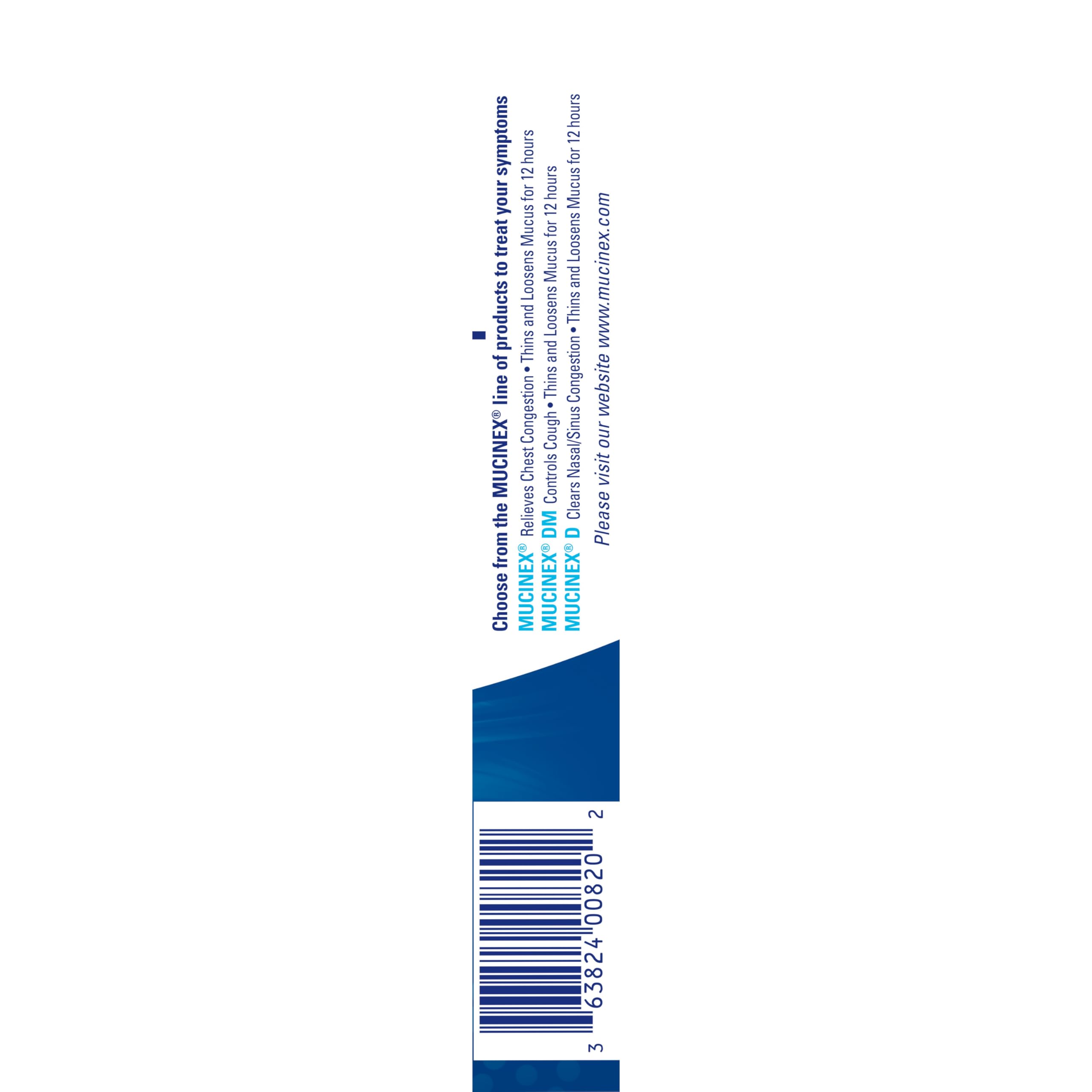Mucinex Chest Congestion, Expectorant 12 Hour Extended Release Tablets, 20ct, 600mg Guaifenesin with Extended Relief of Chest Congestion Caused by Excess Mucus. Thins and Loosens Mucus