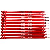 Pelagichain 1000 pcs Red Plastic Seals Truck Trailer Seals Numbered Security Tags Tamper Evident Tags Safety Ties Plastic Locks for Truck Cargo Container Shipping Transport