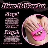 TRIXES Exfoliating Hair Removal Pads x40 with 2 Buffer Pad Holders - Body view 5