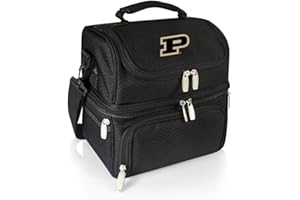 PICNIC TIME NCAA Nebraska Cornhuskers Pranzo Lunch Bag - Insulated Lunch Box with Picnic Set - Lunch Cooler Bag