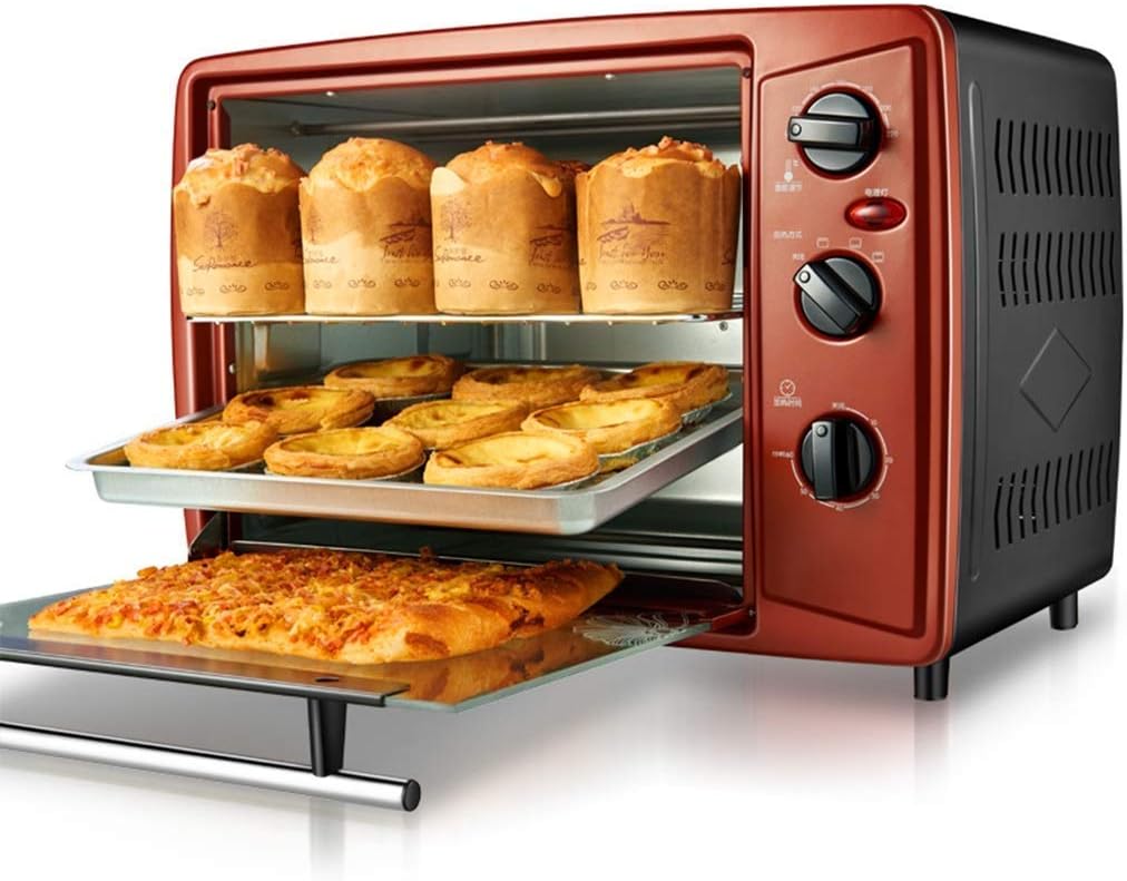 SEEKSUNGM Electric Oven, Mini Oven, Multi-Function 30L Oven Home, Oven Multi-Layer Oven, Size: 54.7 * 42.5 * 41.5Cm [Energy Class A]