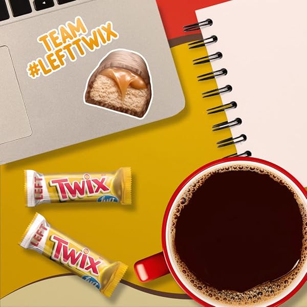 TWIX FUN SIZE CARAMEL COOKIE MILK CHOCOLATE CANDY BARS INDIVIDUALLY WRAPPED PARTY CANDY CHOCOLATE BARS, 18.28 OZ JUMBO BULK BAG