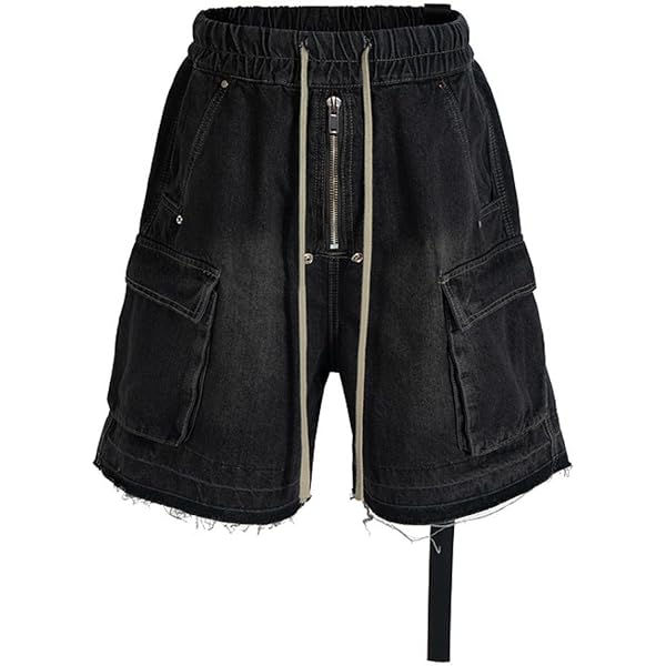 パンツ NoREMID RIGIT BAGGY JORTS-BLACK Baggy Denim Jorts - Black – UNDERDAWG