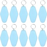 PATIKIL Vintage Motel Keychain, Blank Hotel Keychains Key Tag,