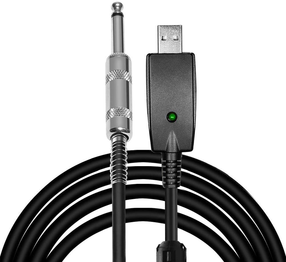 BBSY Guitar Bass To USB Link Connection Cable Adapter,Professional