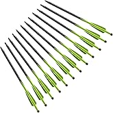 Barnett Demun Hyperbolt 2F - 12 Pack Mini Crossbow Bolts, 7 Inch Bolt, Exclusively Compatible with Demun Tri Strike, 2 Fletch