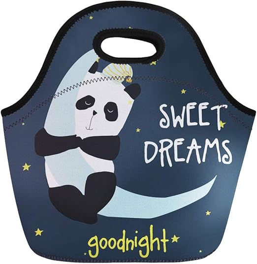 Amazon Com Semtomn Neoprene Lunch Tote Bag Cute Sweet Dreams