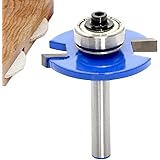 Sinoprotools Biscuit Router Bit 1/4 Inch Shank, Biscuit Joint Slot Cutter Router Bit, Wood Biscuit Slot Cutter, Woodworking C