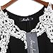 AMZ PLUS Women Crochet Lace Asymmetrical Cold Shoulder Plus Size Tunic Top
