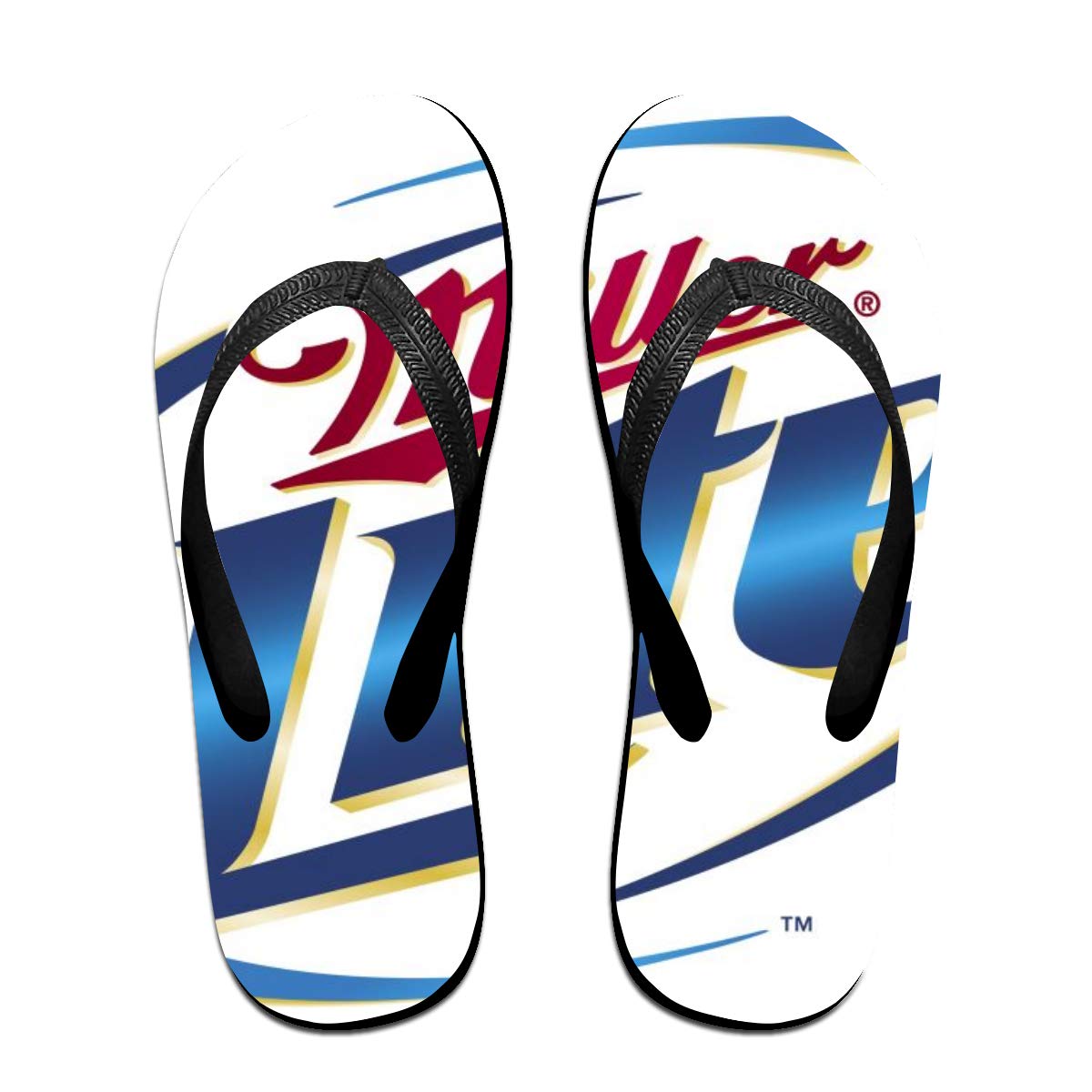 miller lite flip flops