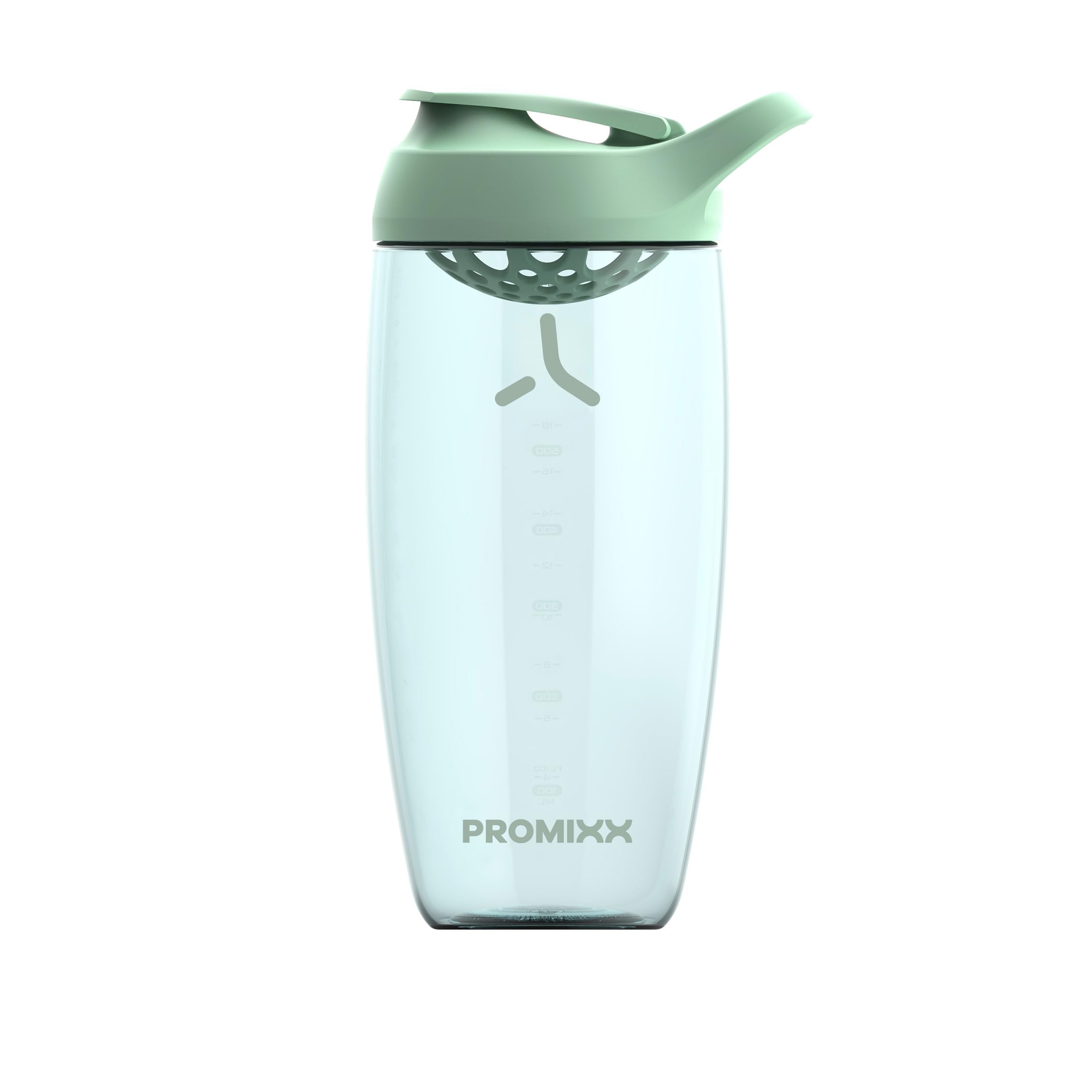 Promixx Pursuit Protein Shaker Bottle - Premium Shaker for Protein Shakes - Lifetime Durability, Leakproof, Odourless - 700ml / 24oz (Seagrass Green)