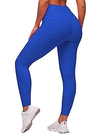 SEASUM Women's High Waist Yoga Pants Tummy Control Slimming Booty Leggings Workout Running Butt Lift Tights