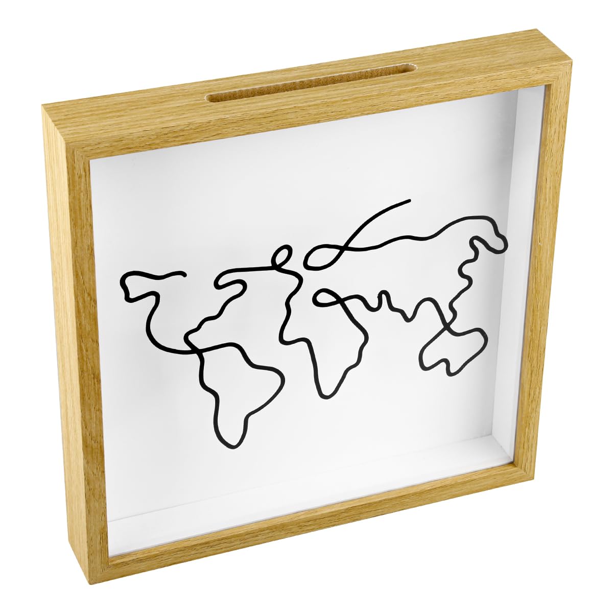 Thyonta Memory Shadow Story Wooden Creative Souvenir Keepsake Frame Box for Various Movie Stamps 29*29CM