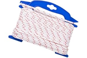 Esforzarse 20 Meter Diameter 5.0mm Recoil Starter Rope, Pull Recoil Starter Rope, Pull Cord Rope for Generator, Trimmer, Engi