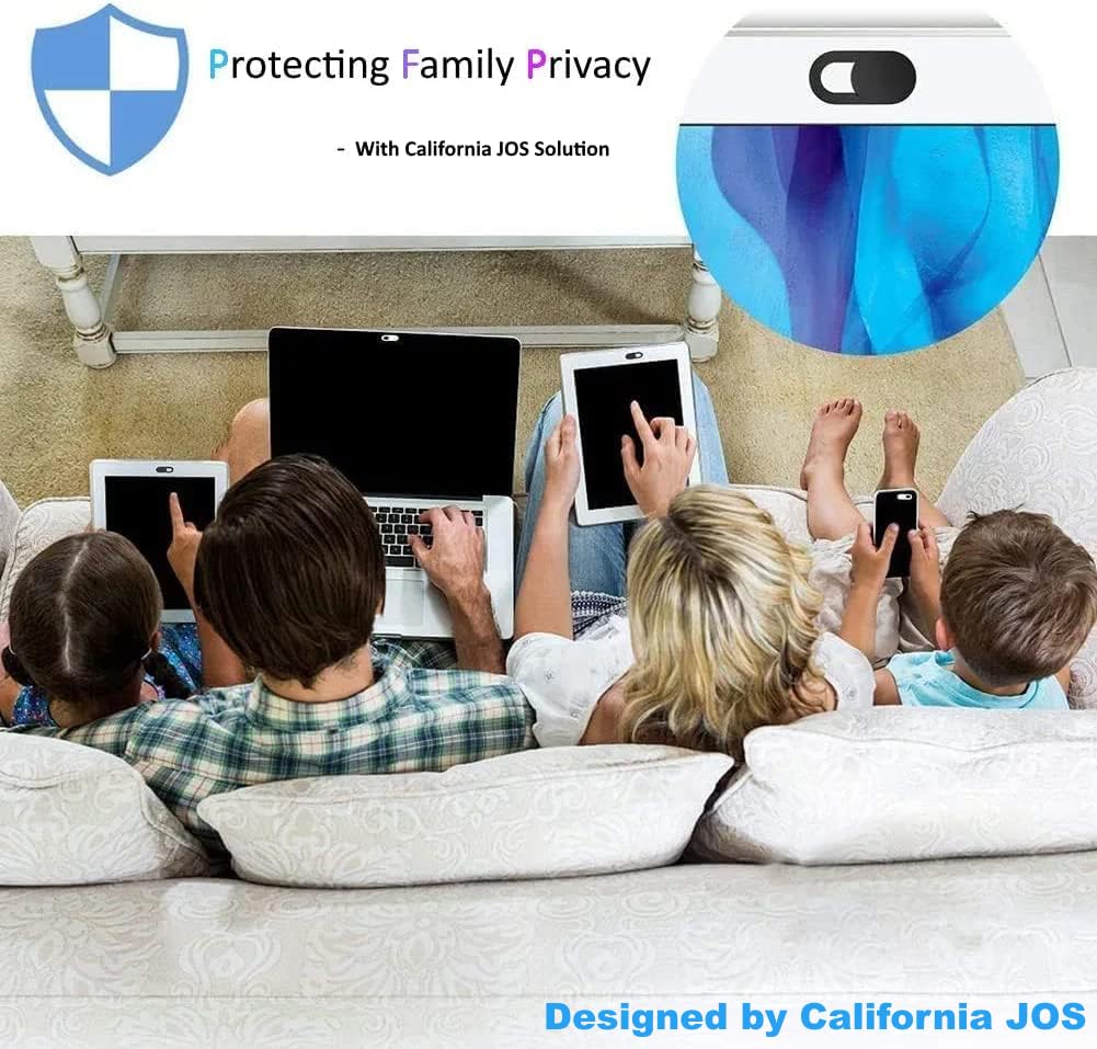 9 Pack(3 Large + 3 Medium + 3 Small) 0.03 inch Ultra Thin Webcam Cover Slide Camera Blocker Protect Your Privacy Security for MacBook Air, Laptop, iPad, iMac, PC, iPhone