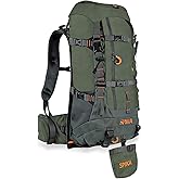 SPIKA Hunting Backpacks for Men, Meat Hauler Frame Pack with Rifle Holder, 40L/80L Extendable + Capacity for Bow Rifle Gun