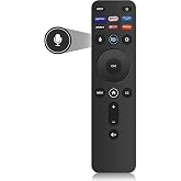 Voice Remote for Vizio Smart TV, XRT260 Remote Replacement for All Vizio LED LCD HD 4K UHD HDR Smart TVs with Shortcut Keys HBO Max, Netflix, Pluto, iHeart Radio, Crackle, Watchfree