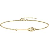 Lacrosse Bracelet, Dainty Lacrosse Stick Pendant, Lacrosse Jewelry, Stainless Steel Waterproof Charm, Gift for Lacrosse Players