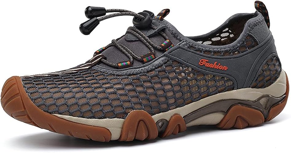 Amazon ゼンシン メンズ 夏日アウトドアシューズ ハイキングシューズ 靴 スニーカー トレッキングシューズ サンダル 軽量 通気性 水陸両用 ウォーターシューズ