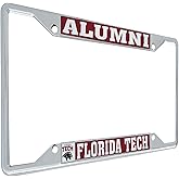 Desert Cactus Florida Institute of Technology License Plate Frame Panthers Metal Car Tag Holder for Front or Back of Car Officially Licensed (Alumni VB)