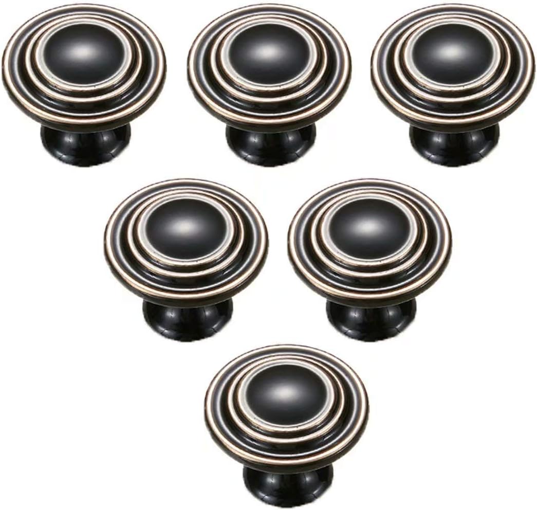 6 STK. Schwarz Schrankgriffe Schranktürgriffe Zuggriff für